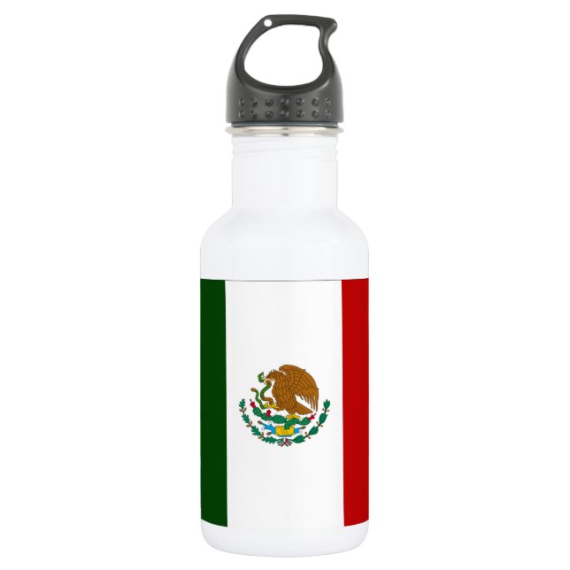 Mexico flag 532 ml water bottle (Front)