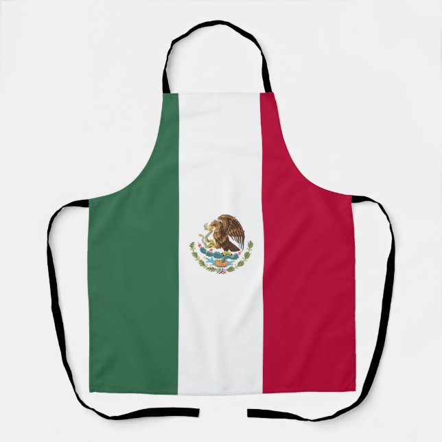 Mexico flag apron (Front)