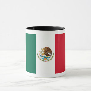 Mexico Flag, Bandera de Mexican Republic Mug