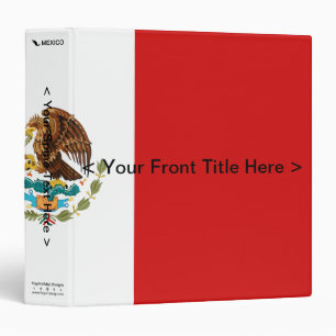 Mexico Flag Binder