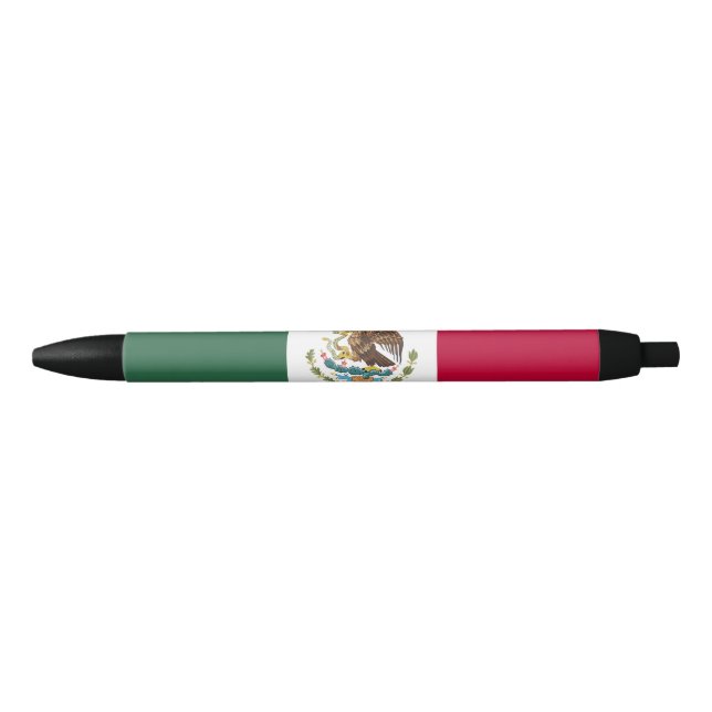 Mexico flag black ink pen (Front)
