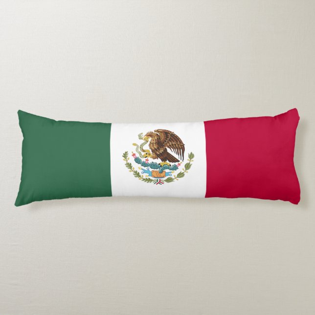 Mexico flag body pillow (Front)