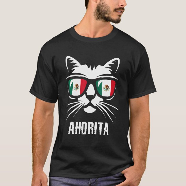Mexico Flag   Cat Mexican Saying T-Shirt (Front)