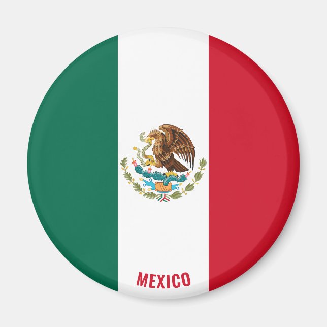 Mexico Flag Charming Patriotic Magnet (Front)