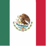 Mexico Flag Emblem Standing Photo Sculpture<br><div class="desc">Mexico Patriotic Home Gift Design. Mexican Country Sign Souvenir. National Politics Mark Present. Homeland Symbol Presentation.</div>