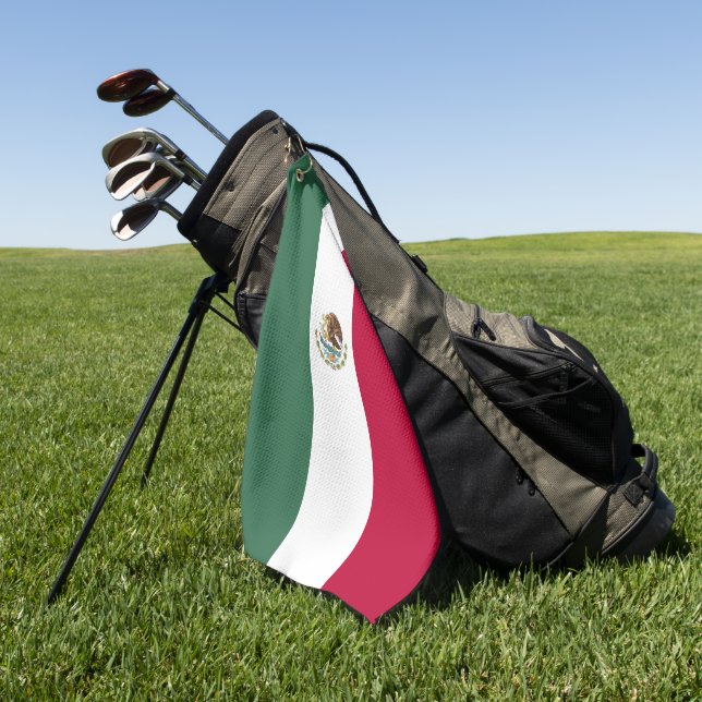 Mexico flag golf towel (Green)