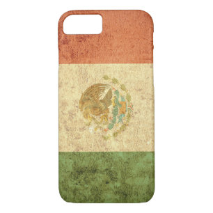 Mexico Flag - Grunge Case-Mate iPhone Case