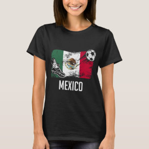 Mexico Flag Jersey Mexican Soccer Team Mexican T-Shirt