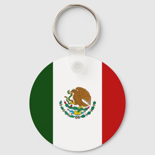 Mexico flag keychain (Front)