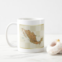 Mexico Flag + Map Mug