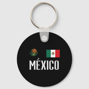 Mexico Flag Mexican Footbyll Soccer Fan Men Women Keychain