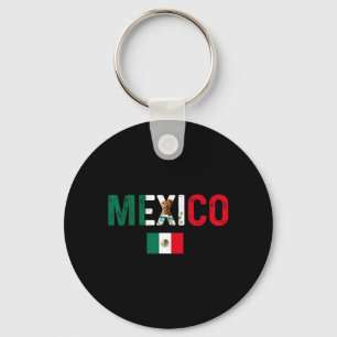 Mexico Flag Mexican Hispanic Heritage Siesta Pride Keychain