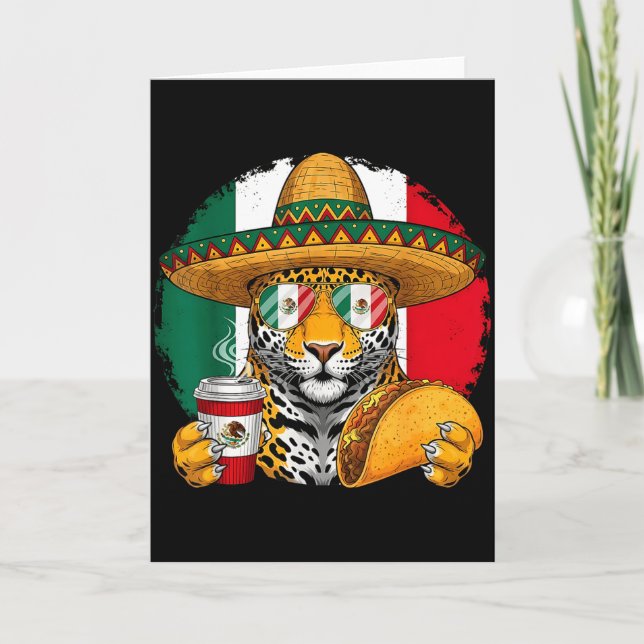Mexico flag mexican pride mexican roots mexican card (Front)