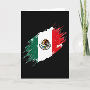 Mexico flag mexican pride mexican roots mexican card
