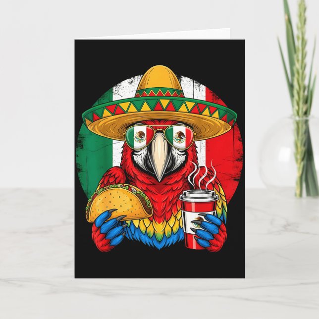 Mexico flag mexican pride mexican roots mexican card (Front)