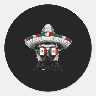 Mexico flag mexican pride mexican roots mexican classic round sticker