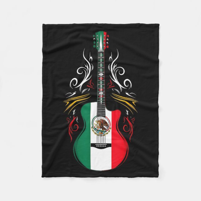 Mexico flag mexican pride mexican roots mexicanMex Fleece Blanket (Front)