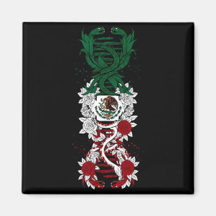 Mexico flag mexican pride mexican roots mexicanMex Magnet