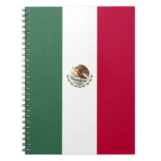 Mexico flag notebook