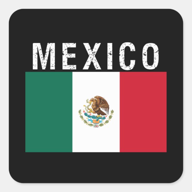 Mexico,flag of Mexico Square Sticker (Front)