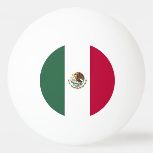 Mexico flag ping pong ball