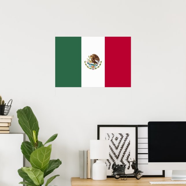 Mexico flag poster (Home Office)