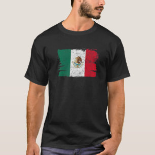 Mexico Flag Pride Friendship Pride Peace Vintage R T-Shirt