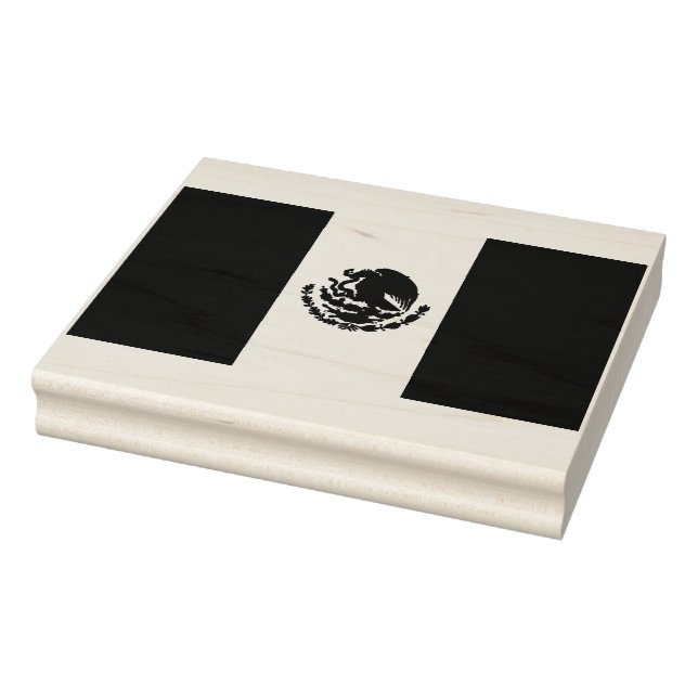 Mexico Flag Rubber Art Stamp (Stamp)