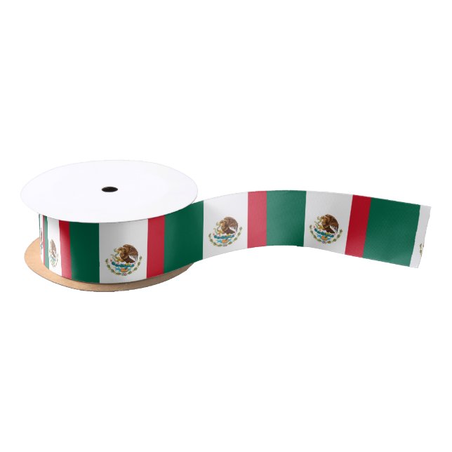 Mexico Flag Satin Ribbon (Spool)