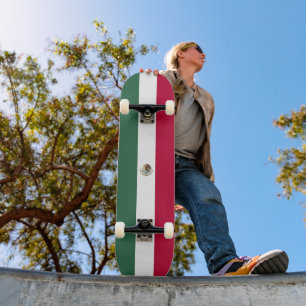 Mexico flag skateboard