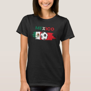 Mexico Flag Soccer Mexican Football Fans T-Shirt