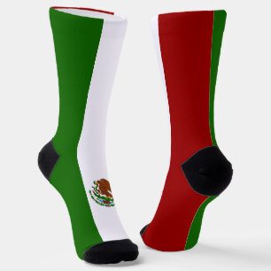 Mexico flag socks