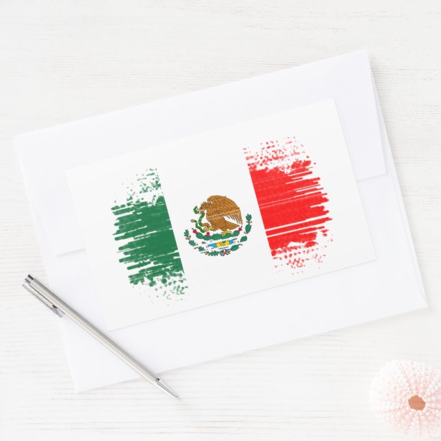 Mexico flag sticker (Envelope)