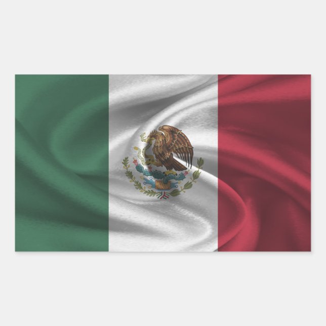 Mexico Flag Sticker (Front)