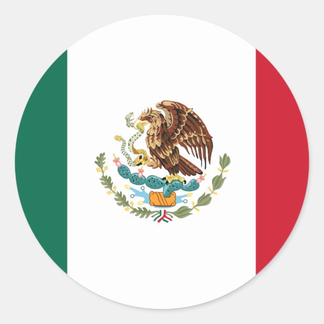 Mexico Flag Stickers (Front)