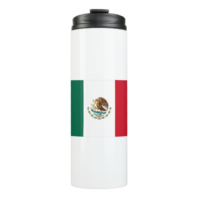 Mexico Flag Thermal Tumbler (Front)