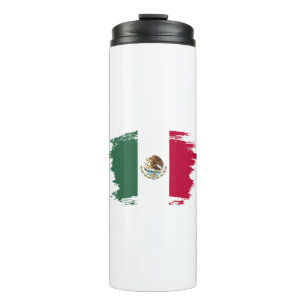 Mexico flag thermal tumbler