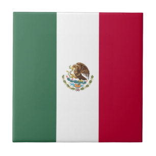 Mexico flag tile
