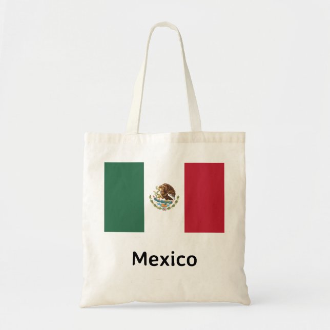 Mexico Flag Tote Bag (Front)