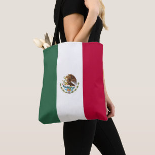 Mexico flag tote bag