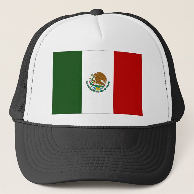 Mexico flag trucker hat (Front)