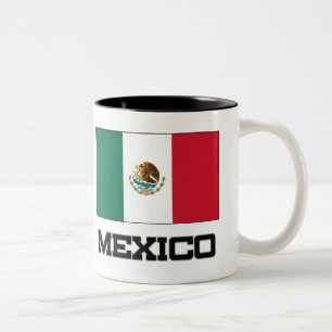 Mexico Flag Two-Tone Coffee Mug