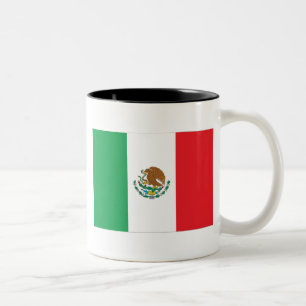 Mexico Flag Two-Tone Coffee Mug