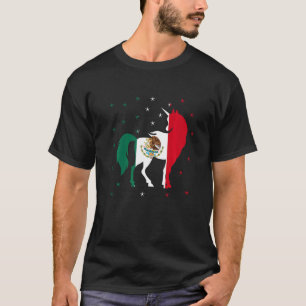 Mexico Flag Unicorn Mexico T-Shirt