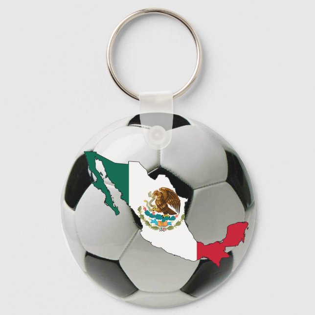 Mexico futbol keychain (Front)