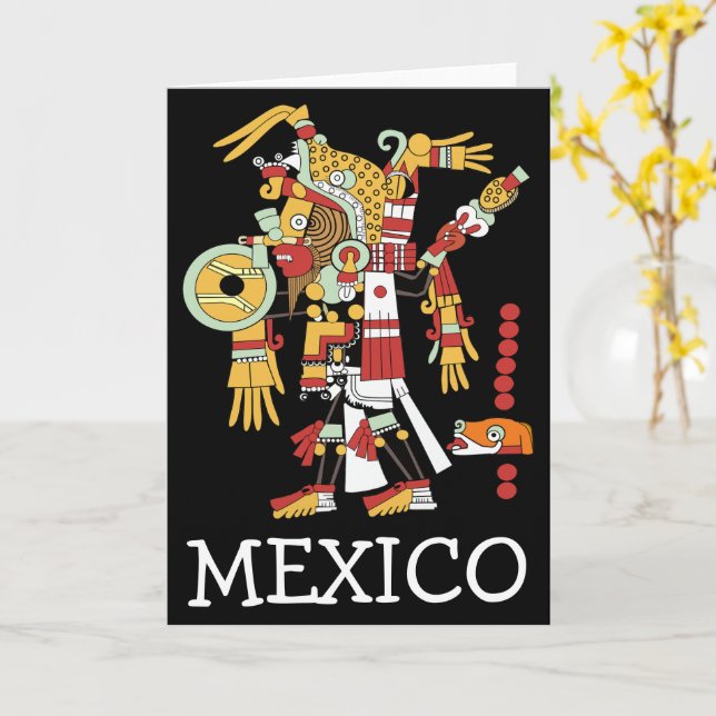 Mexico Greeting Card (Yellow Flower)