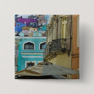 Mexico, Guanajuato. Densely packed assortment of 2 Inch Square Button