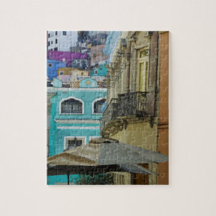 Mexico, Guanajuato. Densely packed assortment of Jigsaw Puzzle