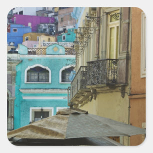 Mexico, Guanajuato. Densely packed assortment of Square Sticker