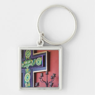 Mexico, Guanajuato state, San Miguel. Casa de la 2 Keychain
